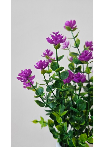 Yapay Okaliptus Bitkisi Gül Çiçekli 35 cm fiyatları