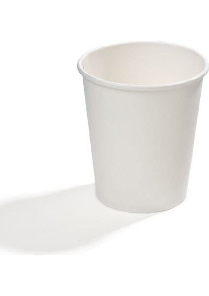 7 Oz Single Wall Karton Bardak (Beyaz) 50 Adet