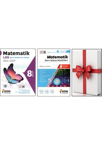 Aydın 8.sınıf Beceri Temelli Matematik Sb+Matematik Ders Işleyiş Modülleri+Yaprak Test Ilaveli (3 Kitap)
