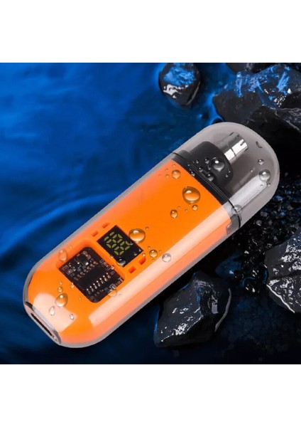 Cep Çakmak Model USB Şarjlı Burun Kulak Yanak Kıl Tüy Temizleme Makinesi
