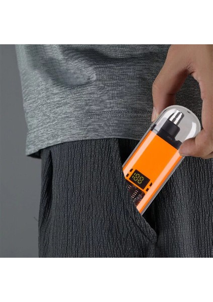 Cep Çakmak Model USB Şarjlı Burun Kulak Yanak Kıl Tüy Temizleme Makinesi