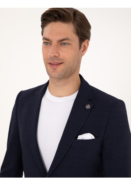 Erkek Lacivert Ex. Slim Fit Takım Elbise 50310393-VR033