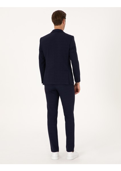 Erkek Lacivert Ex. Slim Fit Takım Elbise 50310393-VR033