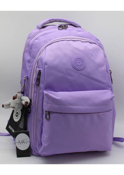 Okul Sırt Çantası Unisex Suya Dayanıklı Kumaş Okul Çantası MTR2500 Lila