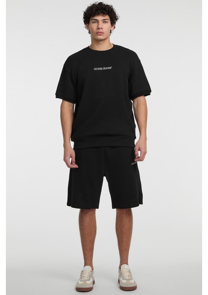 Erkek Gj Cn Logo Emb T-Shirt - Siyah modelleri