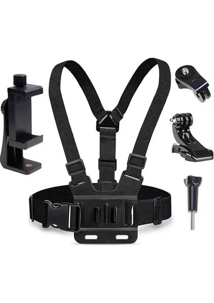 Motosiklet Telefon Tutucu Vlog Video Göğüs Kemeri Motosiklet Göğüs Telefon Tutucu Göğüs Tutucu Gopro