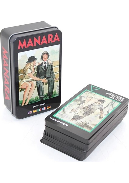 Metal Kutulu Tarot Kartı Manara