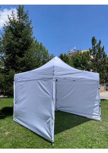 3X3 GAZEBO/PORTATİF ÇARDAK TAKIM / 3 YAN KAPALI