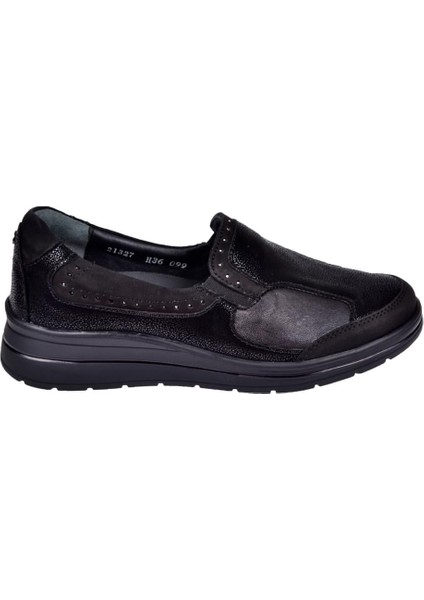 Hakiki Deri Comfort Kadın Ayakkabı For-Faye Siyah fiyatları
