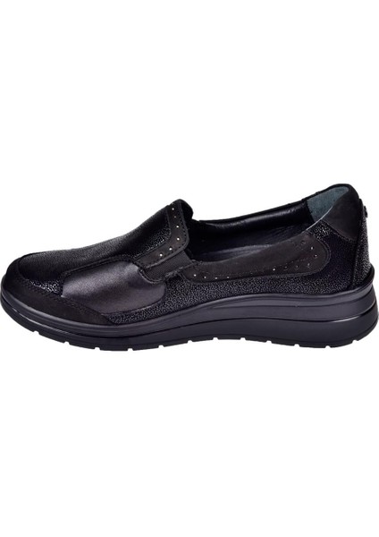 Hakiki Deri Comfort Kadın Ayakkabı For-Faye Siyah modelleri