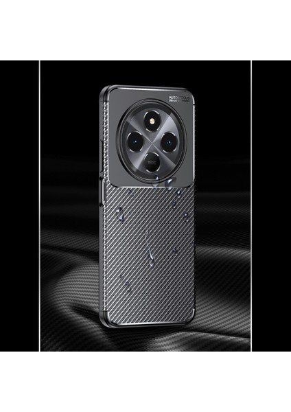 Xiaomi Redmi 14C 4g Kılıf Kamera Korumalı Karbon Desenli Lux Negro Silikon - Siyah + Cam Ekran Koruyucu fırsatları