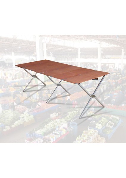 Alüminyum Kamp Massası Pazar Tezgahı , Kampet 200 x 110 Cm. fiyatları