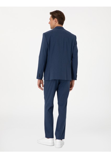 Erkek Lacivert Slim Fit Takım Elbise 50306933-VR033