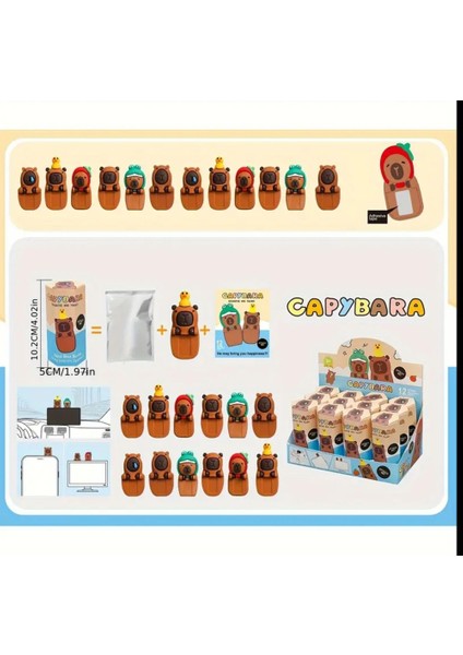 Sonny Angel Hippers (1 Adet) Harvest Animal/cherry Blossom/ Kuromi / Stitch /capybara Telefon Tablet Aksesaur Hayvan Figürü Charm indirimleri