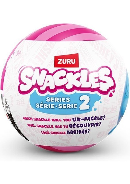 5UA02000 Snackles Aburcubur Surpriz Peluş 12 cm