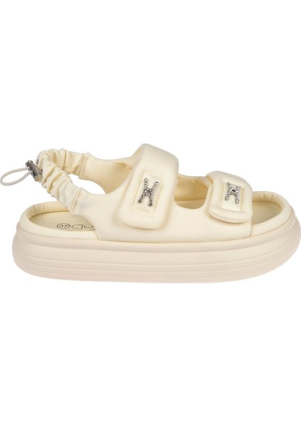 Comfort Cırtlı Kadın Sandalet GJ-413-1 Bej fiyatları