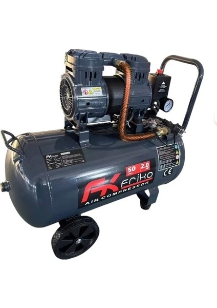 Fk Frıko 50 Litre 2 Hp Yüksek Verimli Yağsız Hava Kompresörü fiyatları