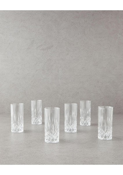 Home Leonora Kristalin 6&apos;lı Bardak 360 ml Şeffaf