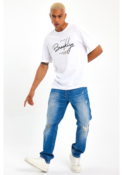 Süperlife Erkek Bisiklet Yaka Standart &regular Fit Tişort SPR22TS110 fiyatları