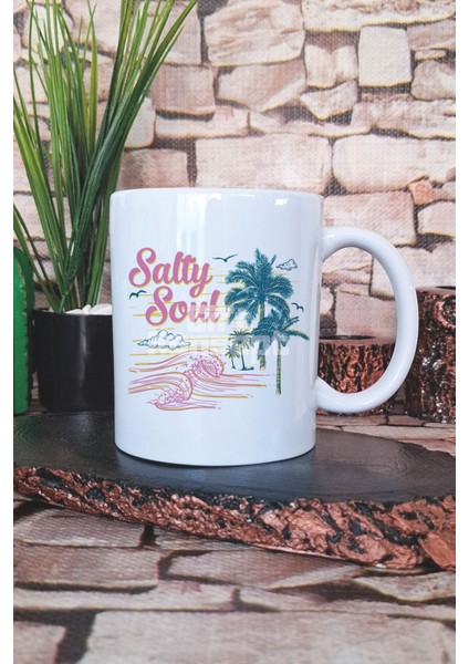 Salty Soul Baskılı Hediyelik Kupa Bardak
