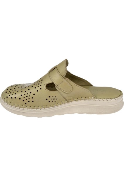 Hakiki Deri Burnu Kapalı Kadın Terlik PLM-141 Scorpion modelleri