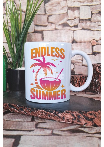 Endless Summer Baskılı Hediyelik Kupa Bardak