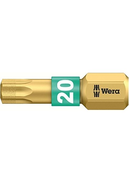 867/1 Bdc Torx Sb TX20 Uçlar, Tx 20 x 25 Mm, Wera 05134376001