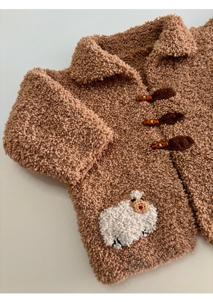 Erkek Bebek Peluş Mont