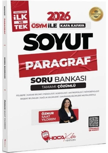 Hoca Kafası 2026 Kpss Tyt Ales Dgs Soyut Paragraf Soru Bankası fiyatları