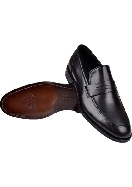 Hakiki Deri Klasik Erkek Ayakkabı PLM-2427 Siyah Antik indirimleri