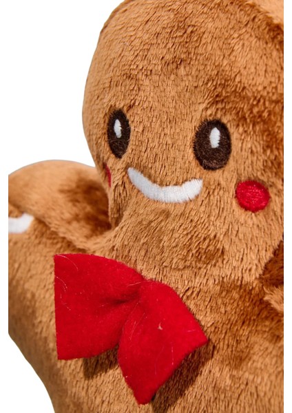 Kurabiye Adam Peluş Yastık, Uyku Arkadaşı Peluş, Yılbaşı Tay Tüyü Kumaş Kurabiye Adam 32 Cm fırsatları