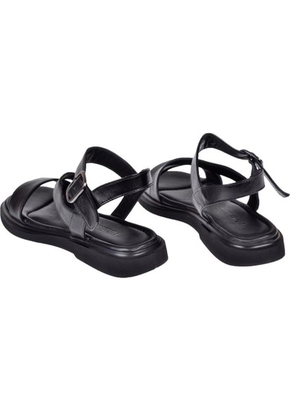 Hakiki Deri Comfort Kadın Sandalet BEL-603 Siyah indirimleri