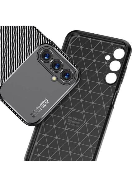 Galaxy A05S Kılıf Kamera Korumalı Karbon Desenli Lux Negro Silikon - Siyah + Cam Ekran Koruyucu indirimleri