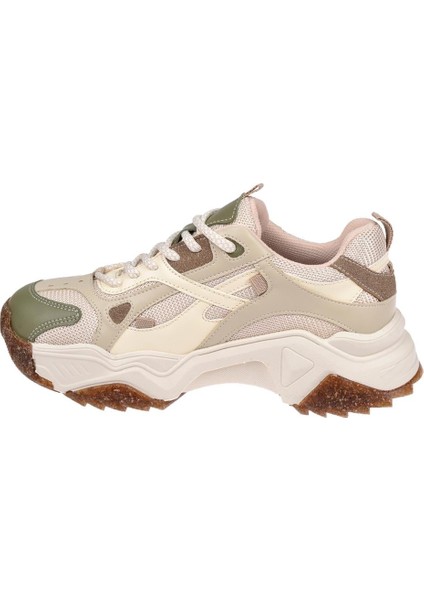 Sms Kadın Spor Ayakkabı Sneaker SMS-65137 Bej Yeşil modelleri