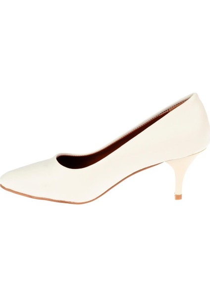 Kadın Topuklu Ayakkabı BŞK-1620 Bej modelleri