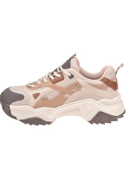 Sms Kadın Spor Ayakkabı Sneaker SMS-65137 Bej Kahve modelleri