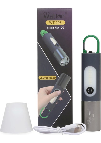 Type-C Girişli 750 Lümen Şarjlı Kamp Lambası WT-298 - MRK9325-9771