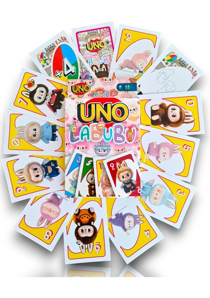 Uno Labubu Oyun Kartları (110 Adet)