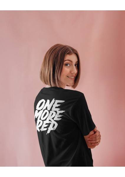 "one More Rep" Oversize T-Shirt fırsatları