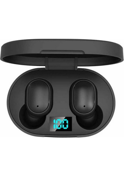 E6S Kablosuz Kulaklık Dijital Göstergeli Bluetooth Kulaklık 5. 0 - MRK8606- 8221