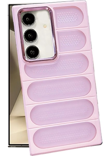 Samsung Galaxy S24 Kılıf Airmax Silikon Kapak - Pembe - JUL5505-7349