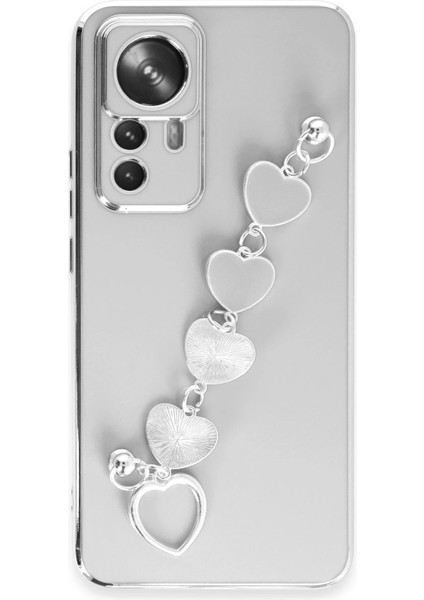 Xiaomi Mi 12T Pro Kılıf Esila Silikon - Beyaz - JUL8874-8683