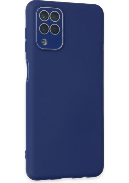 Samsung Galaxy A22 Kılıf Lansman Glass Kapak - Sky Blue - JUL7657-1865