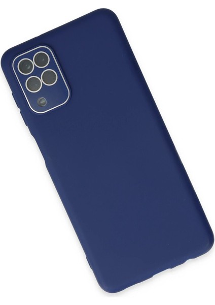Samsung Galaxy A22 Kılıf Lansman Glass Kapak - Sky Blue - JUL7657-1865