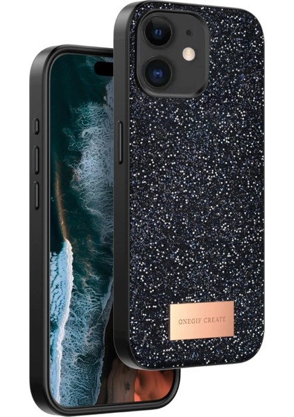 iPhone 11 Bright Simli Kapak - Siyah - JUL8171-1649