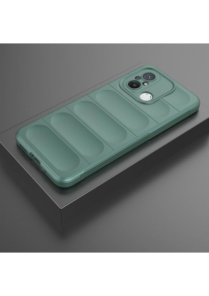 Xiaomi Redmi 12C Kılıf Optimum Silikon - Koyu Yeşil - JUL5200-4246