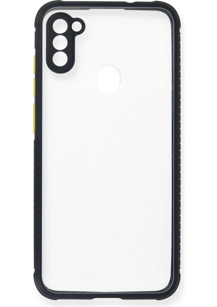 Samsung Galaxy A11 Kılıf Miami Şeffaf Silikon - Lacivert - JUL7688-8753