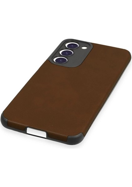 Samsung Galaxy S23 Plus Kılıf Loop Deri Silikon - Kahverengi - JUL1025-5741