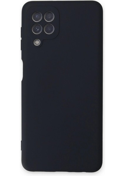 Samsung Galaxy A22 Kılıf Nano Içi Kadife Silikon - Lacivert - JUL1485-7497