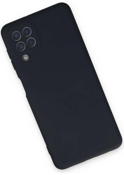 Samsung Galaxy A22 Kılıf Nano Içi Kadife Silikon - Lacivert - JUL1485-7497